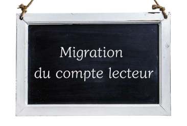 Changement d'authentification sur le compte lecteur