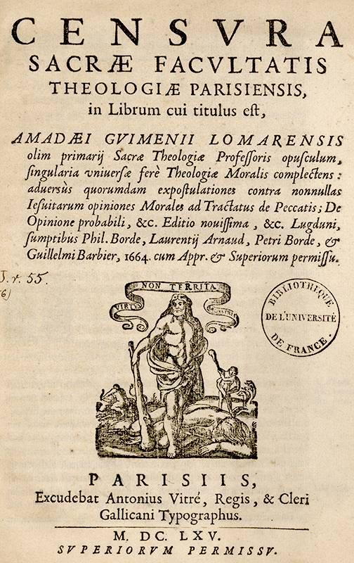 Page de titre d’un ouvrage imprimé avec gravure représentant Hercule