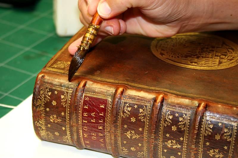 Restauration d’une reliure