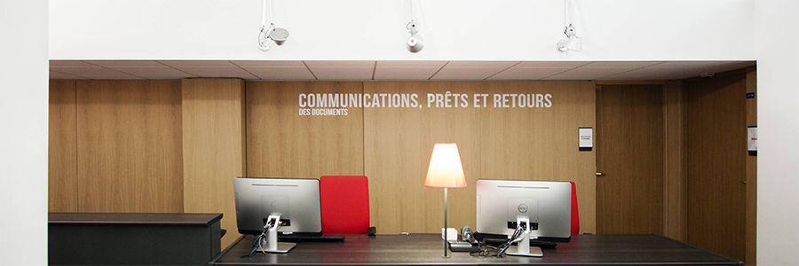 La banque de communication, prêt et retour des documents