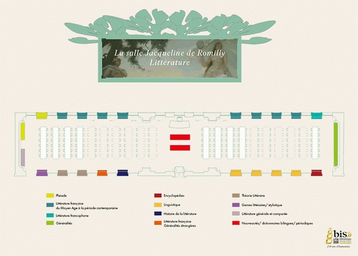 Plan de la salle Romilly