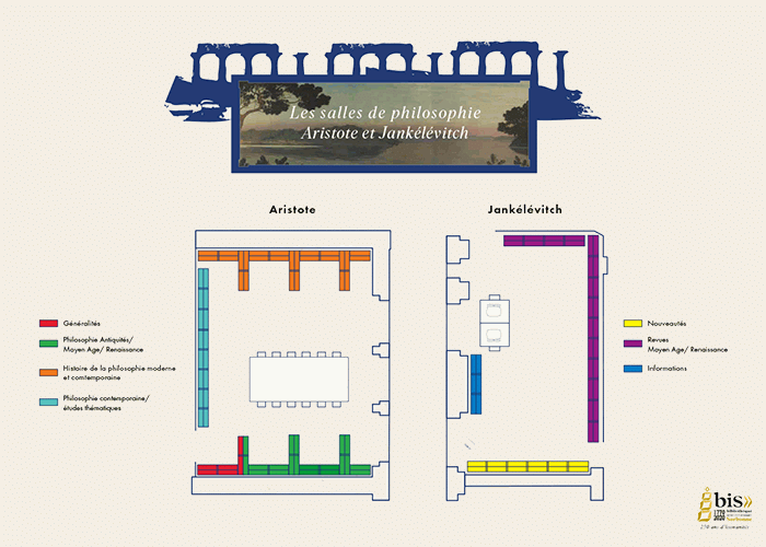 Plans des salles Aristote et Jankélévitch
