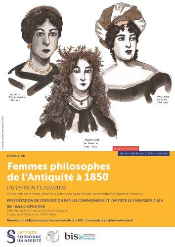 Femmes philosophes de l’Antiquité à 1850