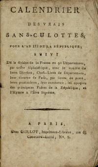 1792-1794 Peurs et enthousiasmes, de l’usage politique des émotions