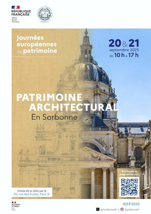 Affiche des JEP 2025 en Sorbonne