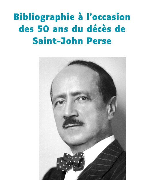 Bibliographie de Saint-John Perse