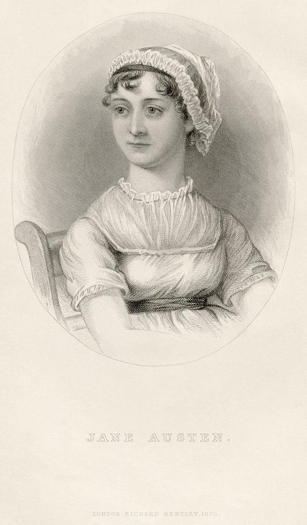 Gravure de William Home Lizars représentant Jane Austen, 1869