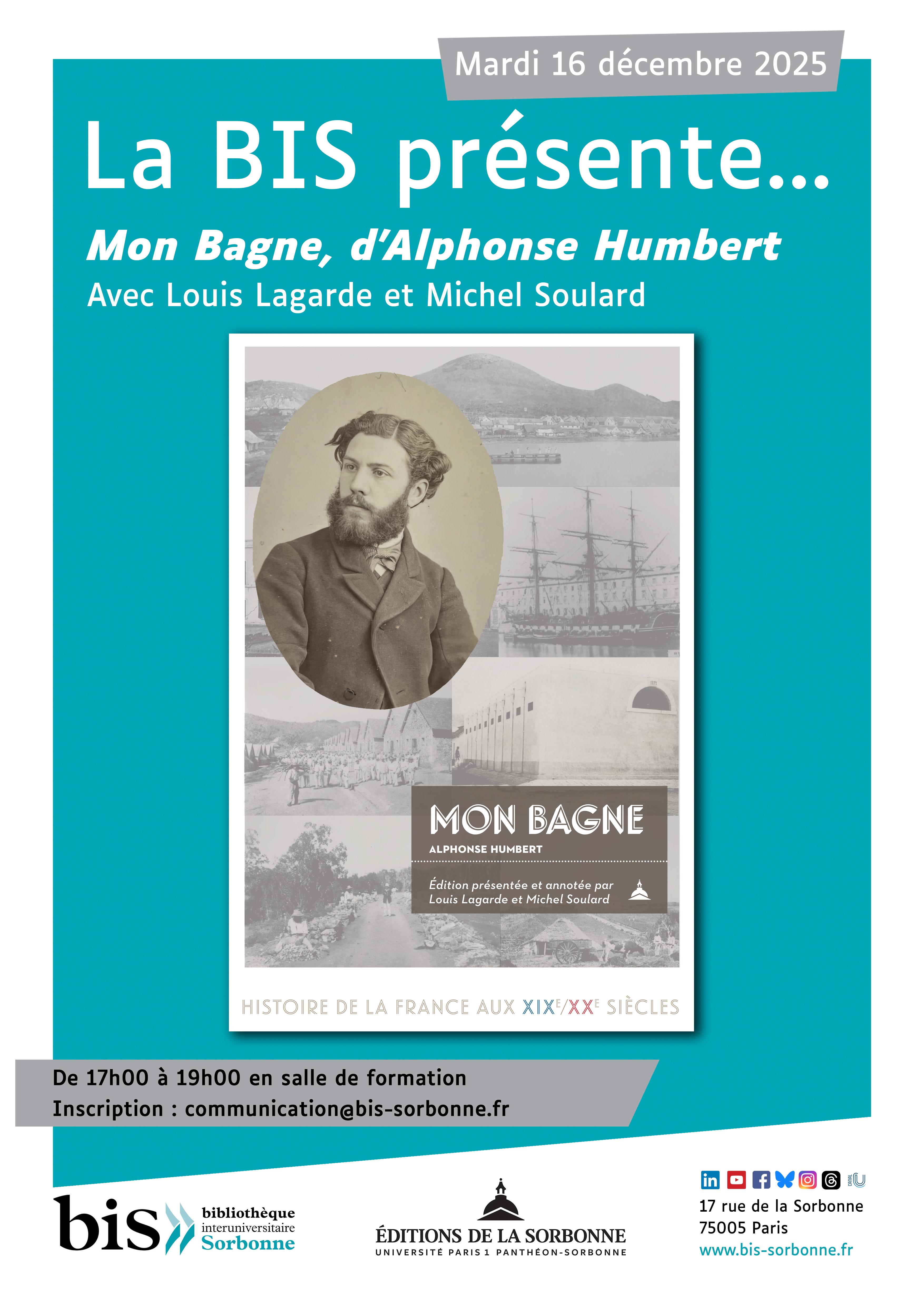 Affiche BIS présente... Mon bagne