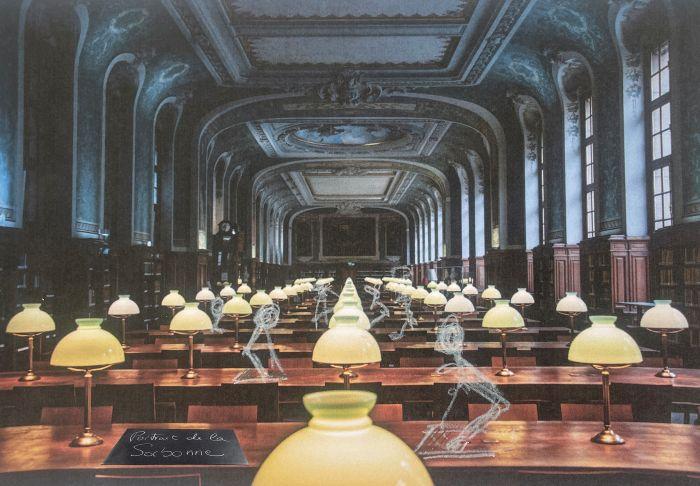 “Portrait de la Sorbonne”, montage photo par Zoé Vayssières.